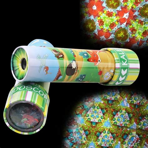 Cute Cartoon Rotating Kaleidoscope Iron Material Shell Rotatable