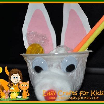 Rabbit Craft for Preschool - Easter Treat Cup