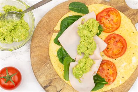 Omelet Wrap Met Kipfilet En Avocado Lunch SmaakMenutie