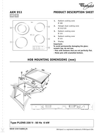 Whirlpool Akm Ix Hob Program Chart Manualzz