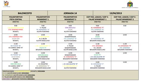 Baloncesto Escolar Oleza Horarios Partidos Baloncesto Del Pr Ximo