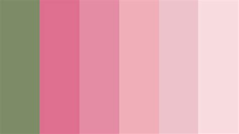 Pink and Sage Colour Palette | Pastel Color HEX | Background