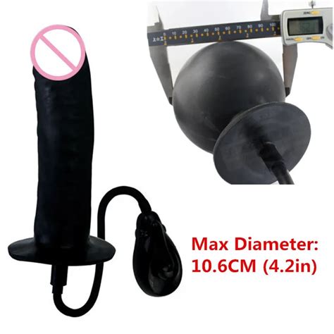 Gode Gonflable Super Grand Et Norme Gros Plug Anal Max Cm