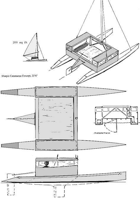 Free Catamaran Plans How To DIY Building Plans Boat