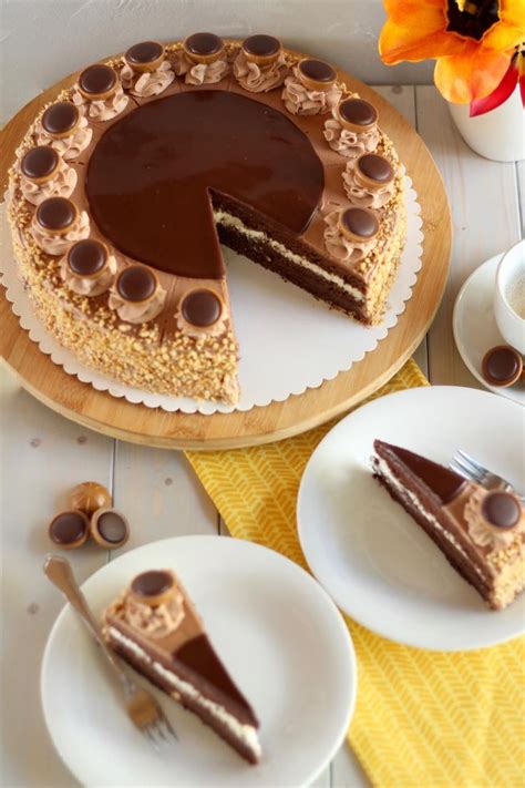 Sugarprincess Mega leckere Toffifee Torte mit viel Karamell Nüssen