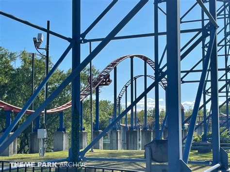 Ride Of Steel At Six Flags Darien Lake Theme Park Archive