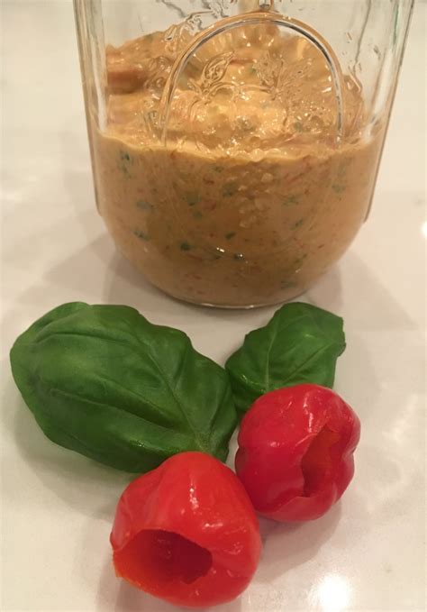 Peppadew Goat Cheese And Basil Sauce Emilys Home Kitchen