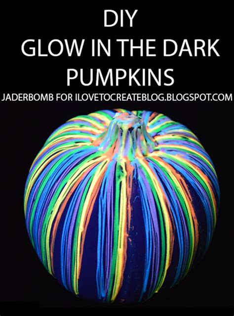 10 Glow In The Dark Pumpkin Diys Tulip Color Crafts