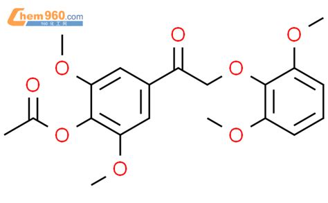 90426 23 6 Ethanone 2 Acetyloxy 1 4 Acetyloxy 3 5 Dimethoxyphenyl