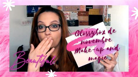 Unboxing Glossybox novembre 2020 et son produit mystère YouTube