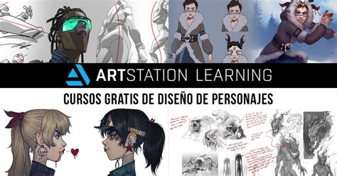 Cursos Gratis de Diseño de Personajes en ArtStation