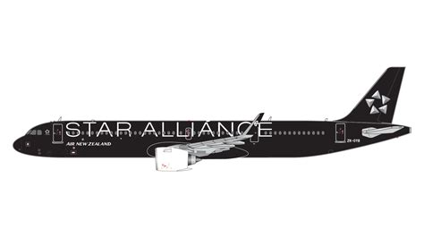 A Neo Air New Zealand Star Alliance Black On White Zk Oyb Gj