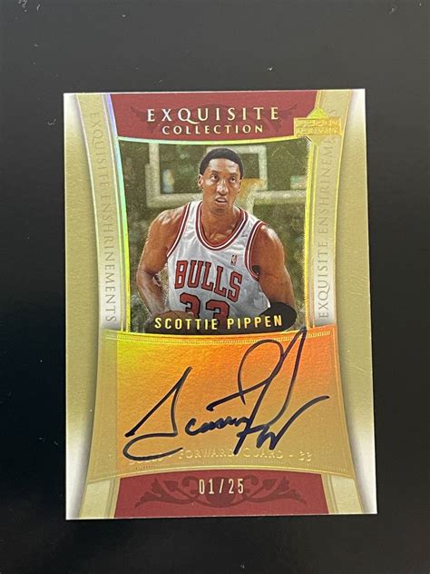 Upper Deck Exquisite Collection Scottie Pippen