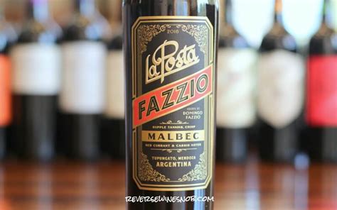 La Posta Fazzio Malbec - Fabulous • Reverse Wine Snob