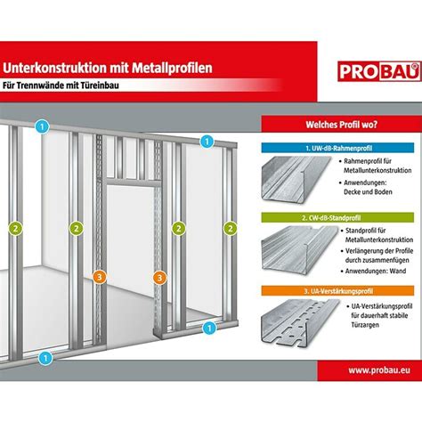 Probau CW Standprofil 2 600 X 50 X 50 Mm Stahl BAUHAUS