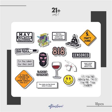 Jual Stiker Vol Sticker Aesthetic Sticker Tumblr Stiker Pack