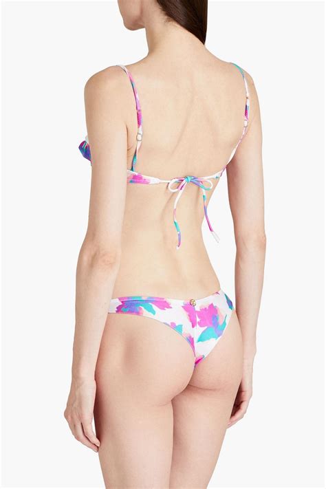 VIX PAULA HERMANNY Luiza Printed Underwired Bikini Top THE OUTNET