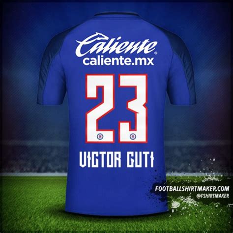 Camiseta Cruz Azul N Mero Victor Guti Camisetas De Cruz