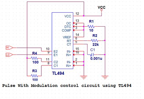 Tl494 Pwm Ic Pinout Examples Features Datasheet And 49 Off