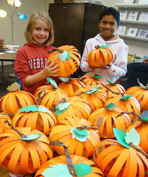 A Full Classroom Pumpkin Patch Craft Pumpkin Patch Halloween Party