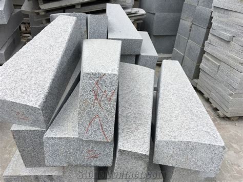 China Grey Granite G623 Kerbstone Kerbs Curbs For Road Side Stone