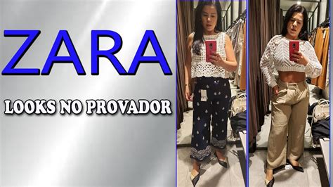 LOOKS NO PROVADOR DA ZARA SÓ COLEÇÃO NOVA YouTube