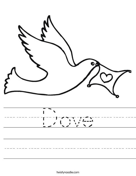 Dove Worksheet Worksheets Peace Education Remembrance Day