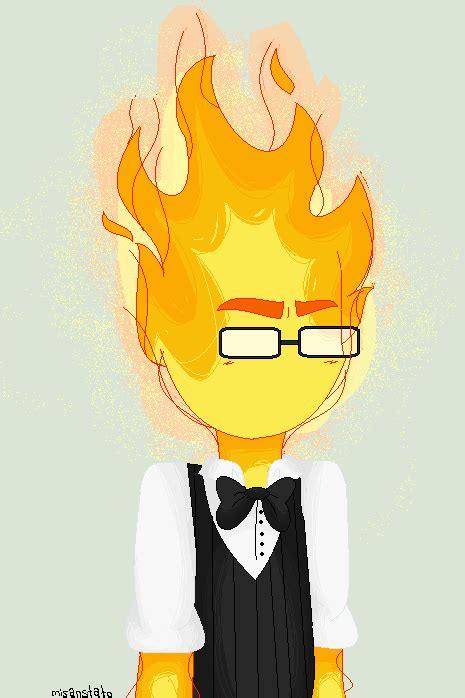 Grillby Undertale By Misanstat0 On Deviantart