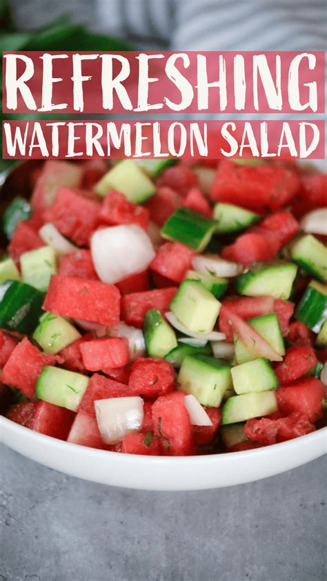 Refreshing Watermelon Salad Artofit