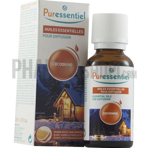 Huiles Essentielles Pour Diffusion Cocooning Puressentiel Flacon De 30 Ml