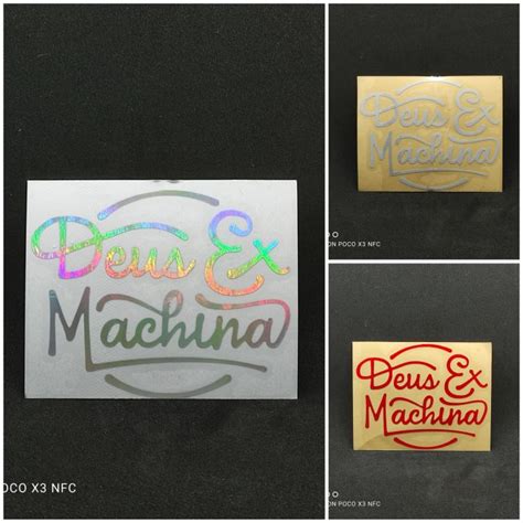 Stiker Deus Ex Machina Cutting Stiker Stiker Motor Lazada Indonesia