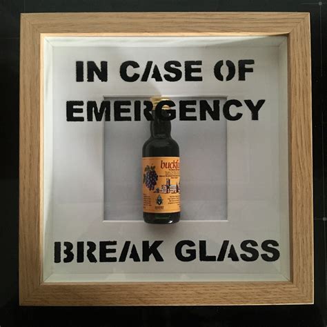 Buckfast In Case Of Emergency Break Glass Frame Perfect T Etsy