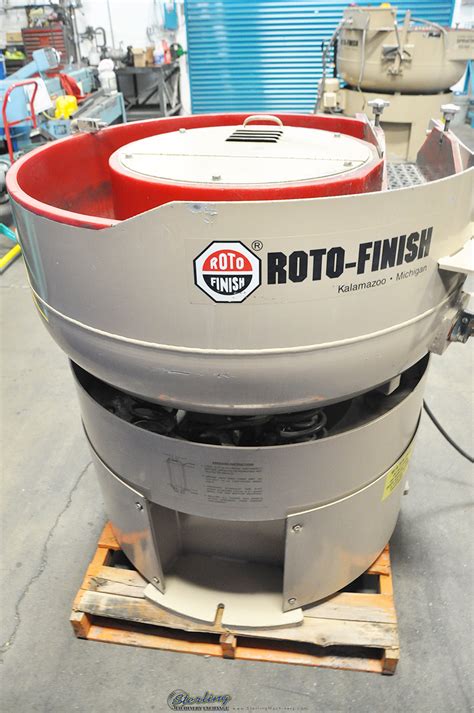 Used Roto Finish Bowl Type Vibratory Vibrators Including Vibratory