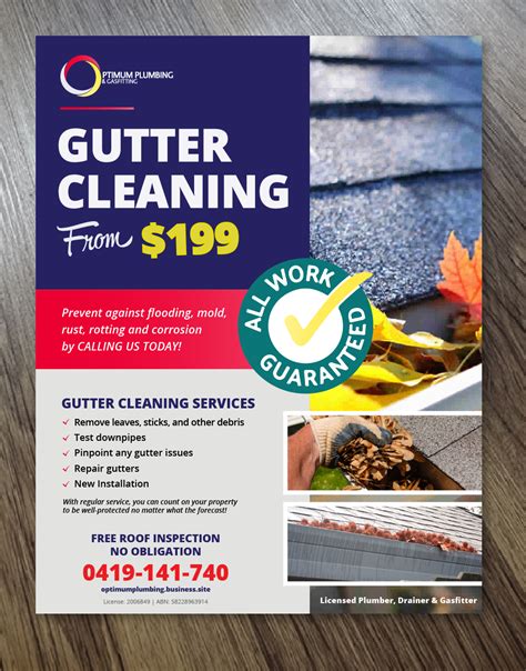 Gutter Cleaning Flyer Template | TUTORE.ORG - Master of Documents