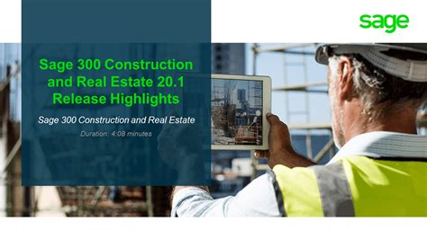 Sage 300 Construction And Real Estate Sage Knowledgebase