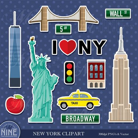 New York Sticker Clip Art New York Clipart Downloads Empire State