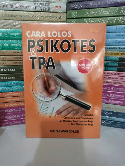 Jual Buku Super Murah Buku Cara Lolos Psikotes TPA Di Seller Megah