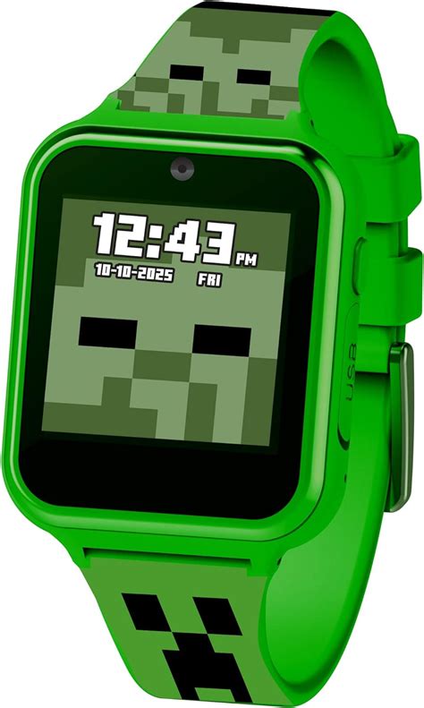 Amazon Accutime Minecraft Reloj Inteligente Con Pantalla T Ctil