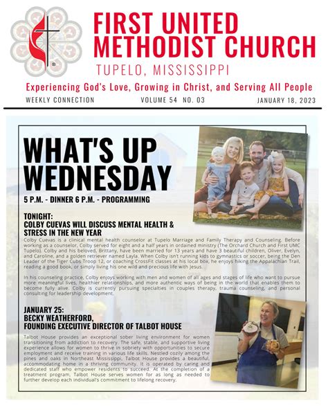 First United Methodist Church Tupelo Ms Fumc Newsletter