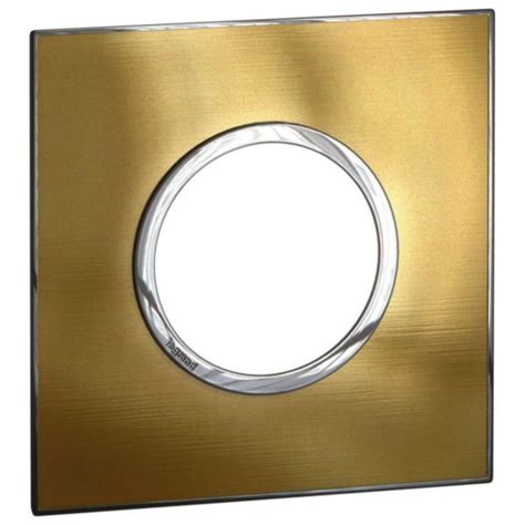 Arteor 1 Gang Surround Plate 2 Module Round Gold Brass 576110 3245065761108 Legrand