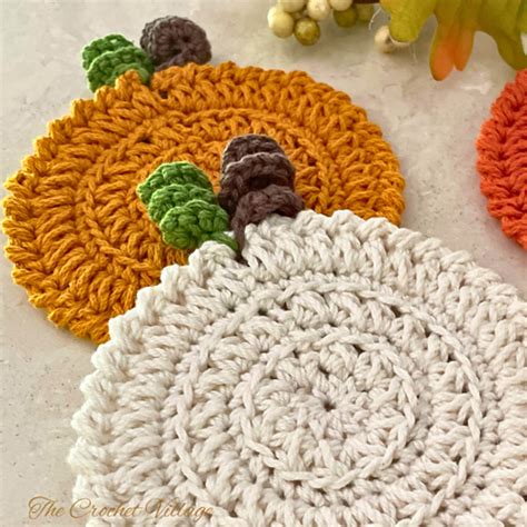 Ravelry Pumpkin Patch Coasters Pattern By The Crochet Village