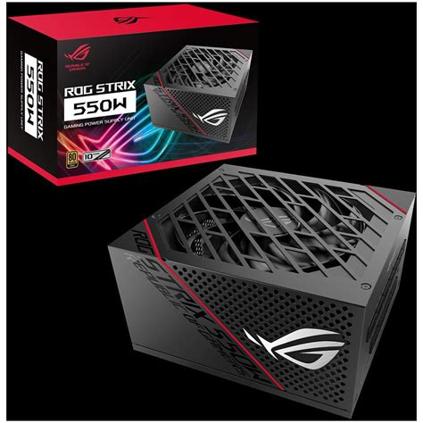 ASUS ROG STRIX 550G fonte de alimentação 550 W 20 4 pin ATX ATX Preto