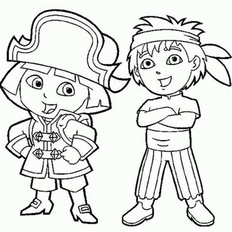 75 Desenhos Da Dora Aventureira Para Imprimir E Colorir Pintar