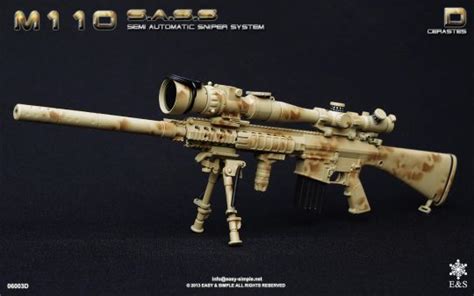 M110 Semi Automatic Sniper System (Camo Désert 2 tons) - Machinegun