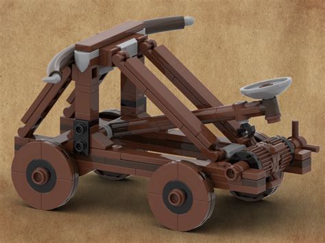 Lego Moc Catapult By Huebre Rebrickable Build With Lego