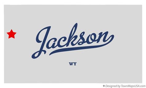 Map of Jackson, WY, Wyoming