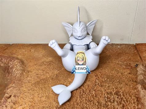 Vaporeon Nsfw And Breedable Premium Figurine Etsy