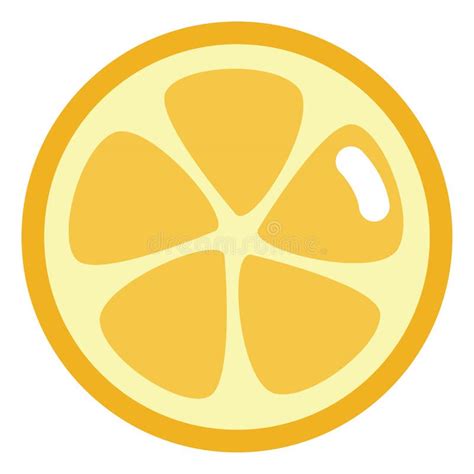 Icon Stock Vector Illustration Of Leaf Citrus Food