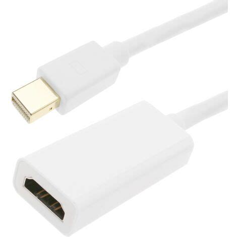 CableMarkt Kompakter Adapter MiniDisplayPort Stecker Auf HDMI Buchse