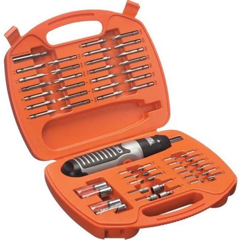 Black Decker Coffret de vissage 54 pièces A7071 Cdiscount Bricolage